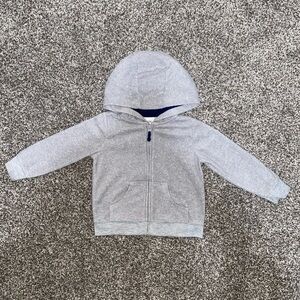 Kids' Classic Gray Zip-Up Hoodie